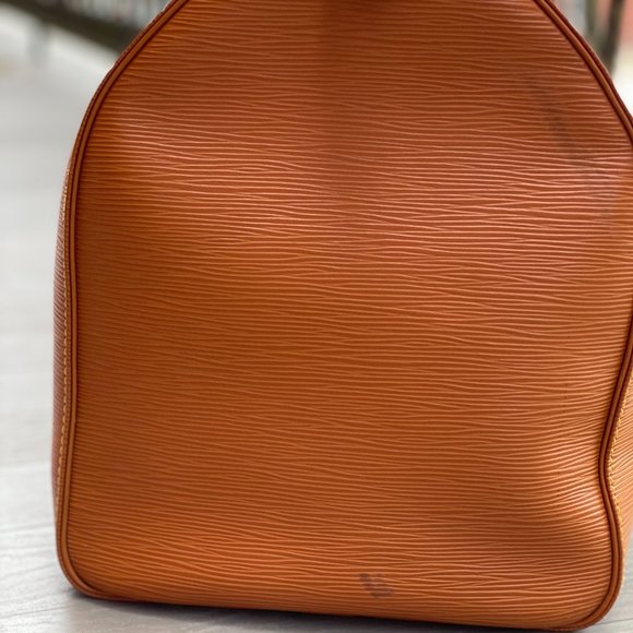 Louis Vuitton LV Boston Bag Keepall 50 Light Brown Epi - Picture 10 of 16